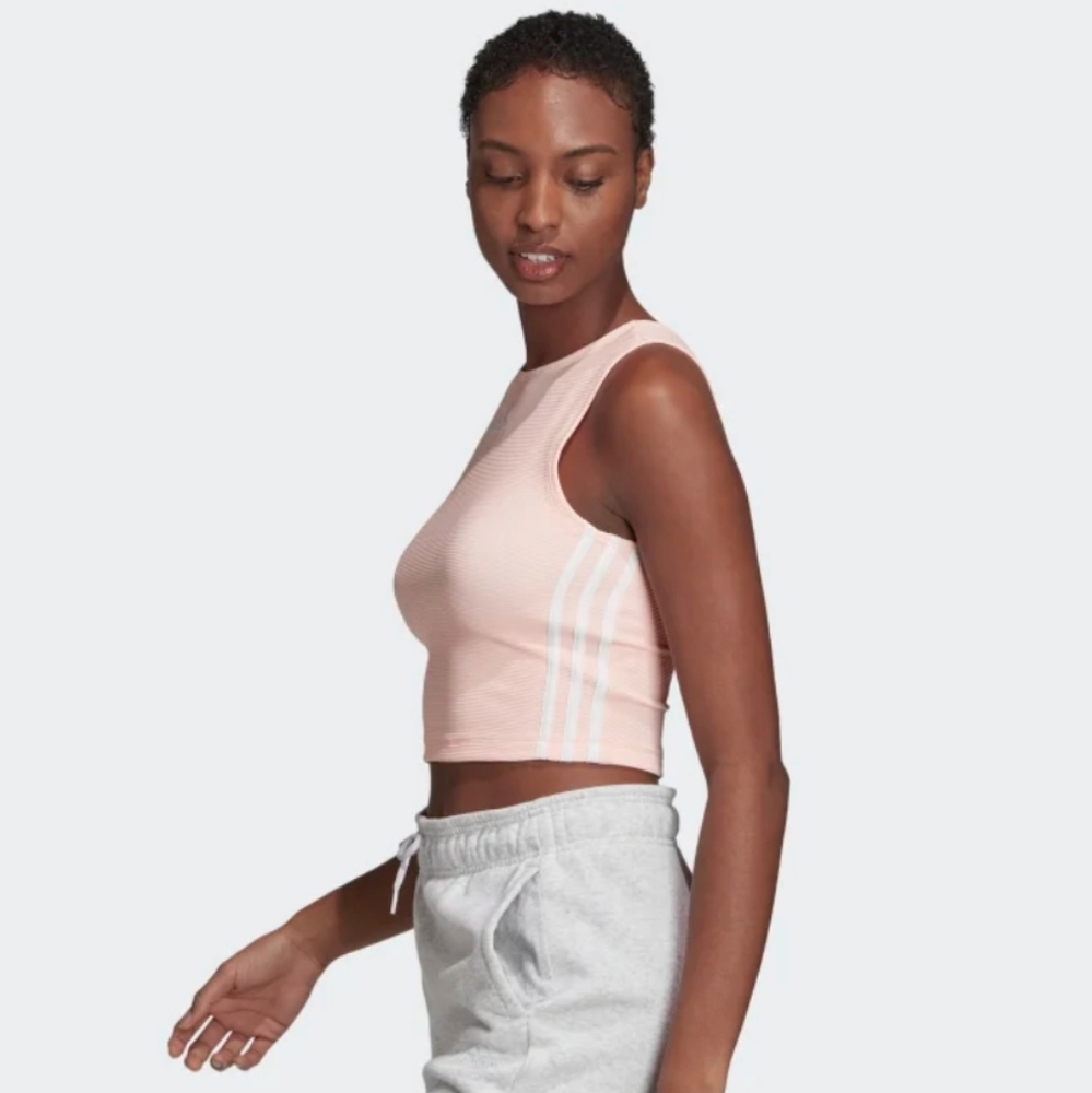 Zippable Ribbed Tank Top - Picture 2 of 9